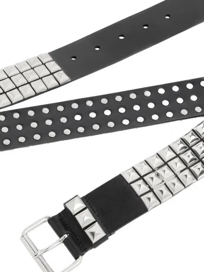 Dsquared2 Studs Buckle Belt In Black