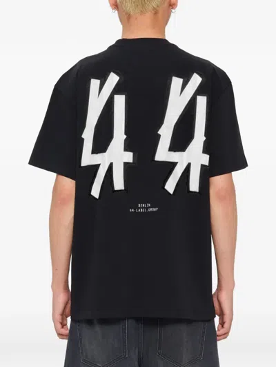 44 Label Group Logo-print T-shirt In Black