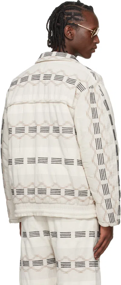 Isabel Marant Deyis Patterned Jacket In White