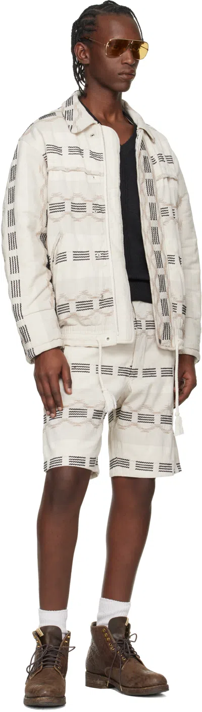 Isabel Marant Deyis Patterned Jacket In White