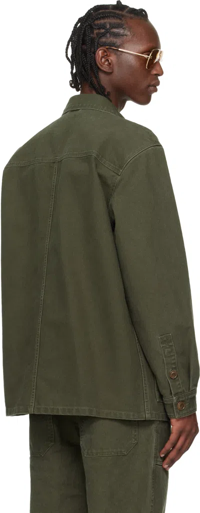 Isabel Marant Ardy Patch-pocket Jacket In Green