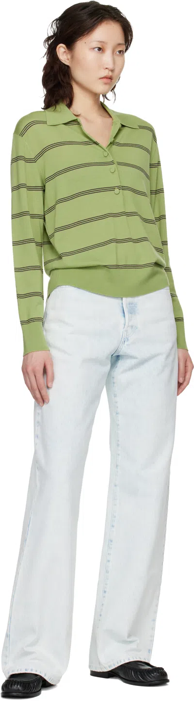 Dries Van Noten Blue Peyton Jeans In White