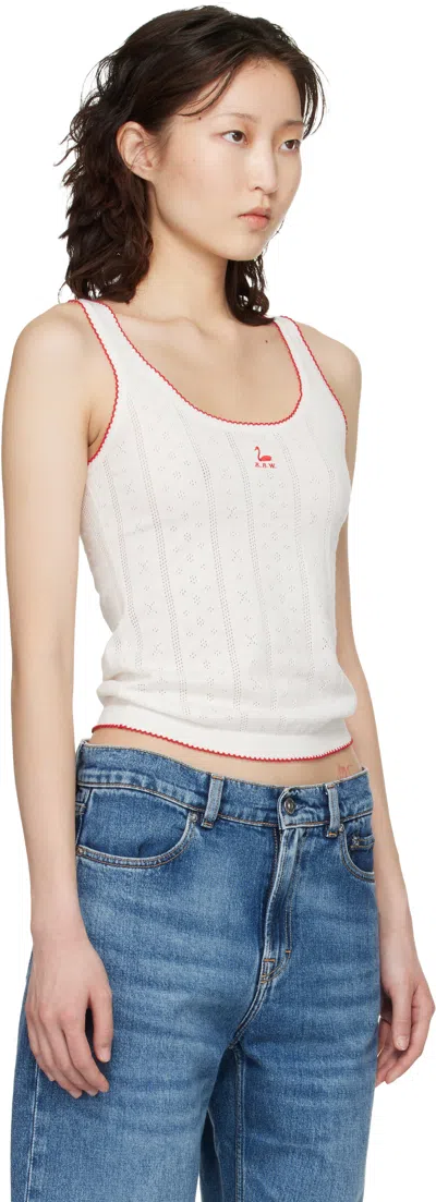 B.b. Wallace White Walker Tank Top In Neutral