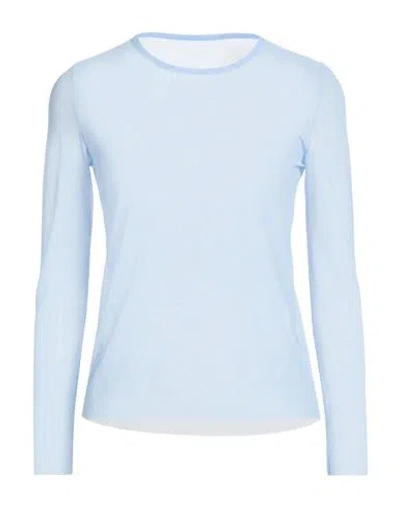 Douuod Woman T-shirt Sky Blue Size 5 Polyamide, Elastane In Blue