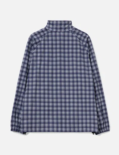 Gramicci Checkered Shell Jacket In Blue