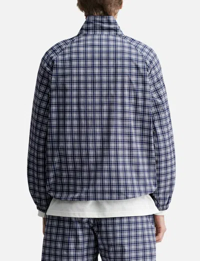 Gramicci Checkered Shell Jacket In Blue