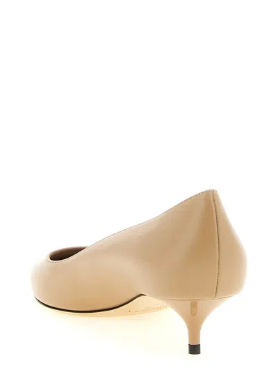 Jimmy Choo Amelia Pumps Kitten Heel Pointed Toe In Nude