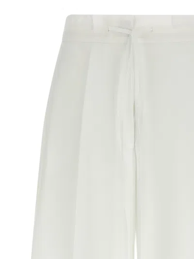 P.a.r.o.s.h Pleated Trousers In White