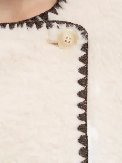 Ouí Button-up Jacket In Neutral