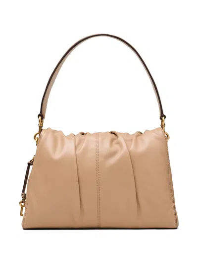 Marc Jacobs The Cristina Messenger Leather Shoulder Bag In Brown
