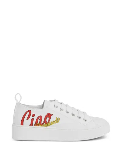 Dsquared2 Lace-up Sneakers In Multi