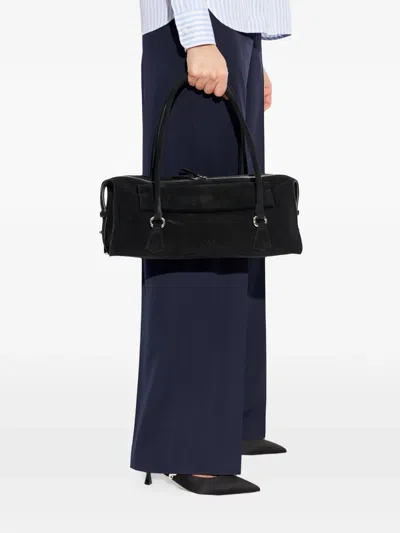 Iro Zip Leather Tote Bag In Black