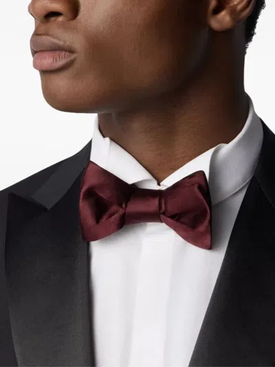 Corneliani Red Bow Tie In Red
