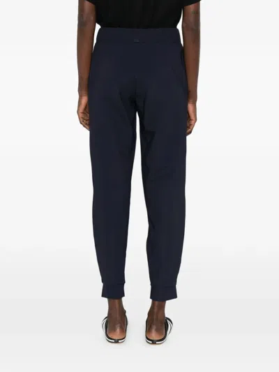 Herno Drawstring Panelled Trousers In Blue