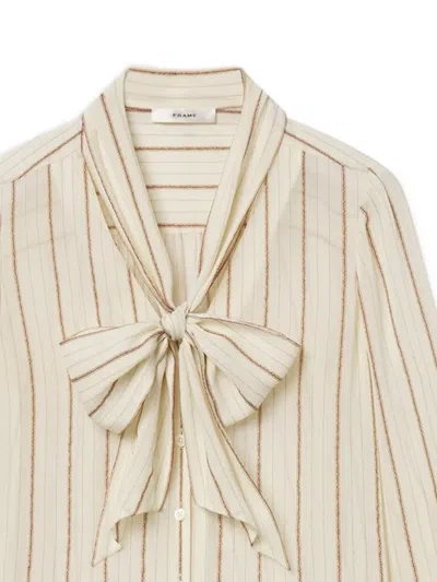 Frame Striped Blouse In Multi