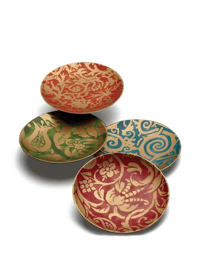 L'objet Fortuny Swirl-pattern Plate In Multi