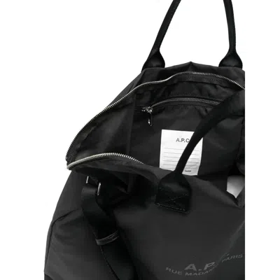 A.p.c. A. P.c. Adjustable-strap Messenger Bag In Black