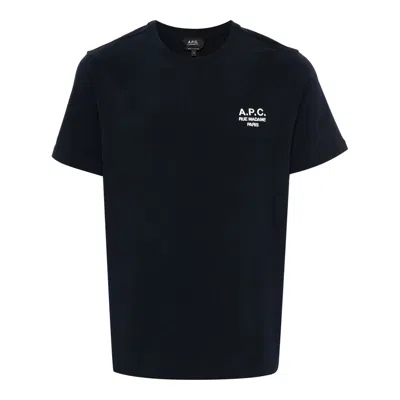 Apc A. P.c. Logo-print T-shirt In Black