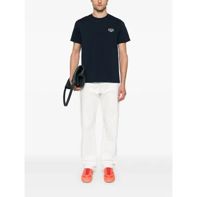 Apc A. P.c. Logo-print T-shirt In Black
