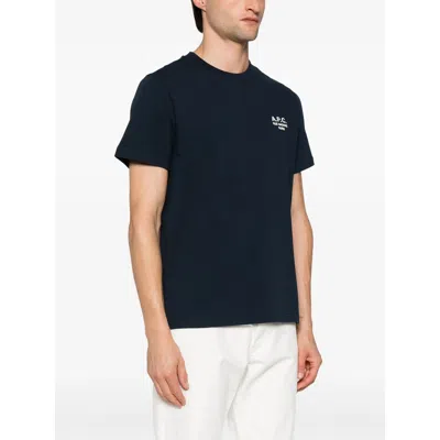Apc A. P.c. Logo-print T-shirt In Black