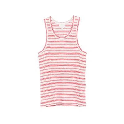 Apc A. P.c. Striped Tank Top In Pink