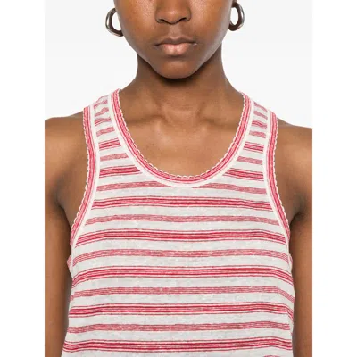 Apc A. P.c. Striped Tank Top In Pink