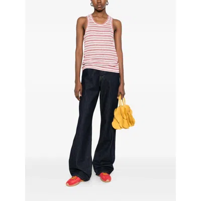Apc A. P.c. Striped Tank Top In Pink