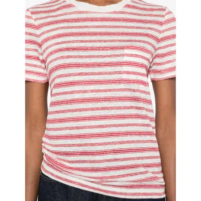 Apc A. P.c. Striped Pocket T-shirt In Multi