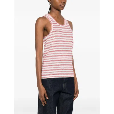 Apc A. P.c. Striped Tank Top In Pink