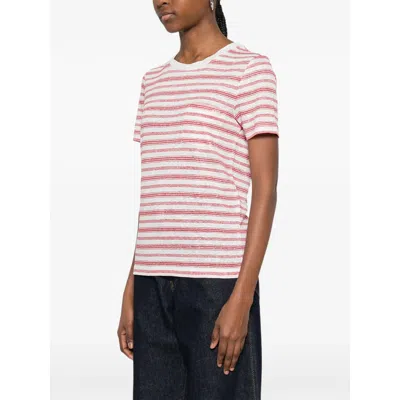 Apc A. P.c. Striped Pocket T-shirt In Multi