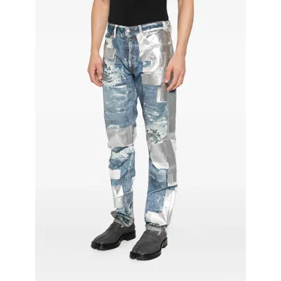 Acne Studios Multi-pocket Casual Pants In Blue