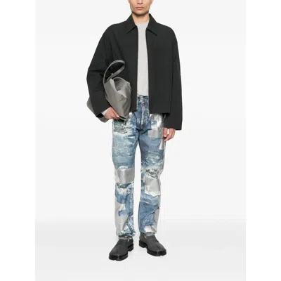 Acne Studios Multi-pocket Casual Pants In Blue