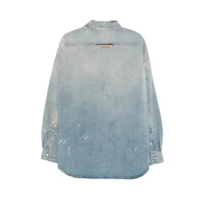 Acne Studios Blue Shirts Men In Blue