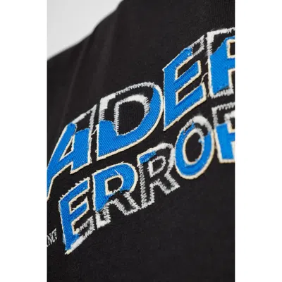 Ader Error Black Edca Product. 52 T-shirt In Black