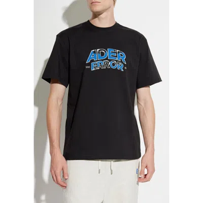 Ader Error Black Edca Product. 52 T-shirt In Black