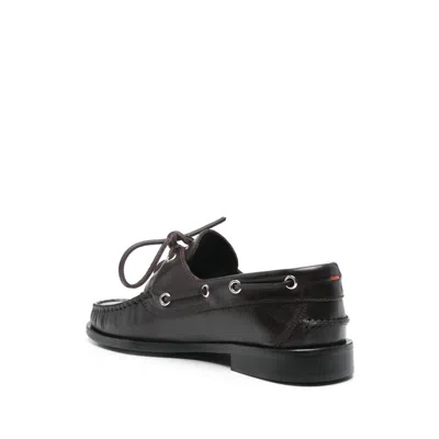 Aeyde Women Brown Leather Loafers, 8.5 Luxury Loafers & Drivers For Women Darveys In Black