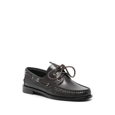 Aeyde Women Brown Leather Loafers, 8.5 Luxury Loafers & Drivers For Women Darveys In Black
