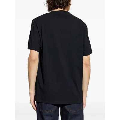 Alexander Mcqueen Crew Neck Graphic Print Short Sleeve T Shirt In Black