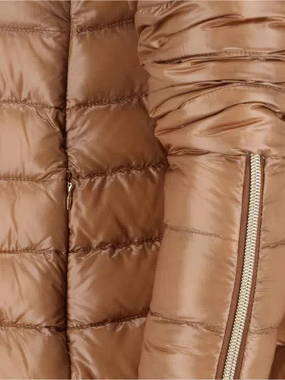 Herno Padded Down Jacket In Brown
