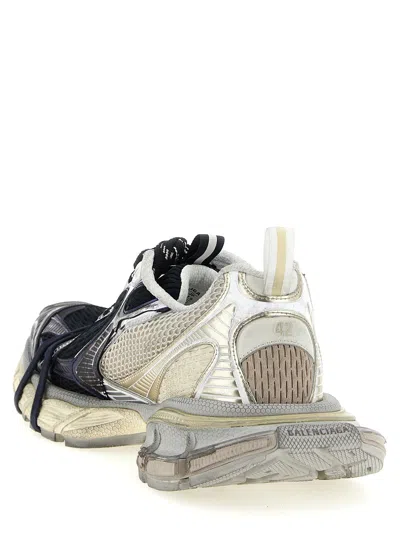 Balenciaga 3xl Split Logo Nylon And Mesh Sneakers In Multi