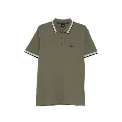 Hugo Boss Short-sleeve Polo Shirt In Green