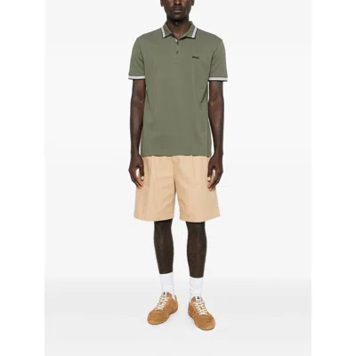 Hugo Boss Short-sleeve Polo Shirt In Green