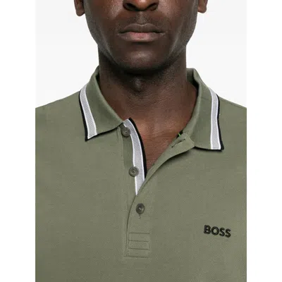 Hugo Boss Short-sleeve Polo Shirt In Green