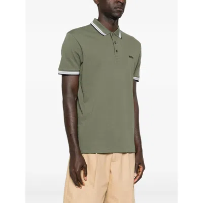 Hugo Boss Short-sleeve Polo Shirt In Green