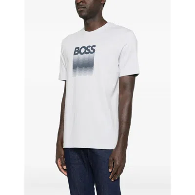Hugo Boss Logo-graphic T-shirt In White