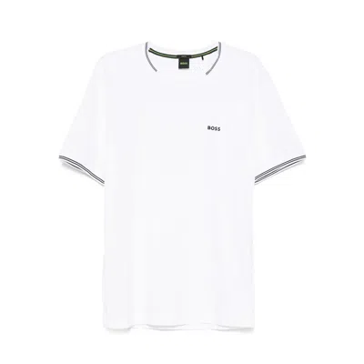 Hugo Boss Boss Taul Tipped Crewneck T-shirt In Multi