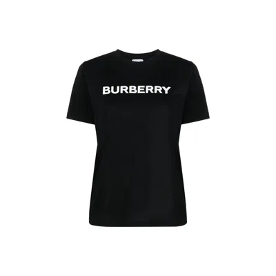 Burberry Frankie Logo-print Short-sleeve T-shirt In Black