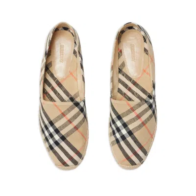 Burberry Women Embroidered Canvas Espadrilles In Multi