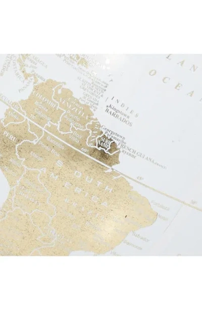 Uma Gold Globe In White