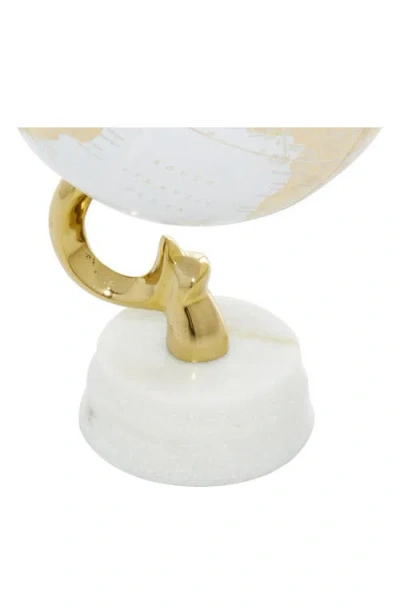 Uma Gold Globe In White